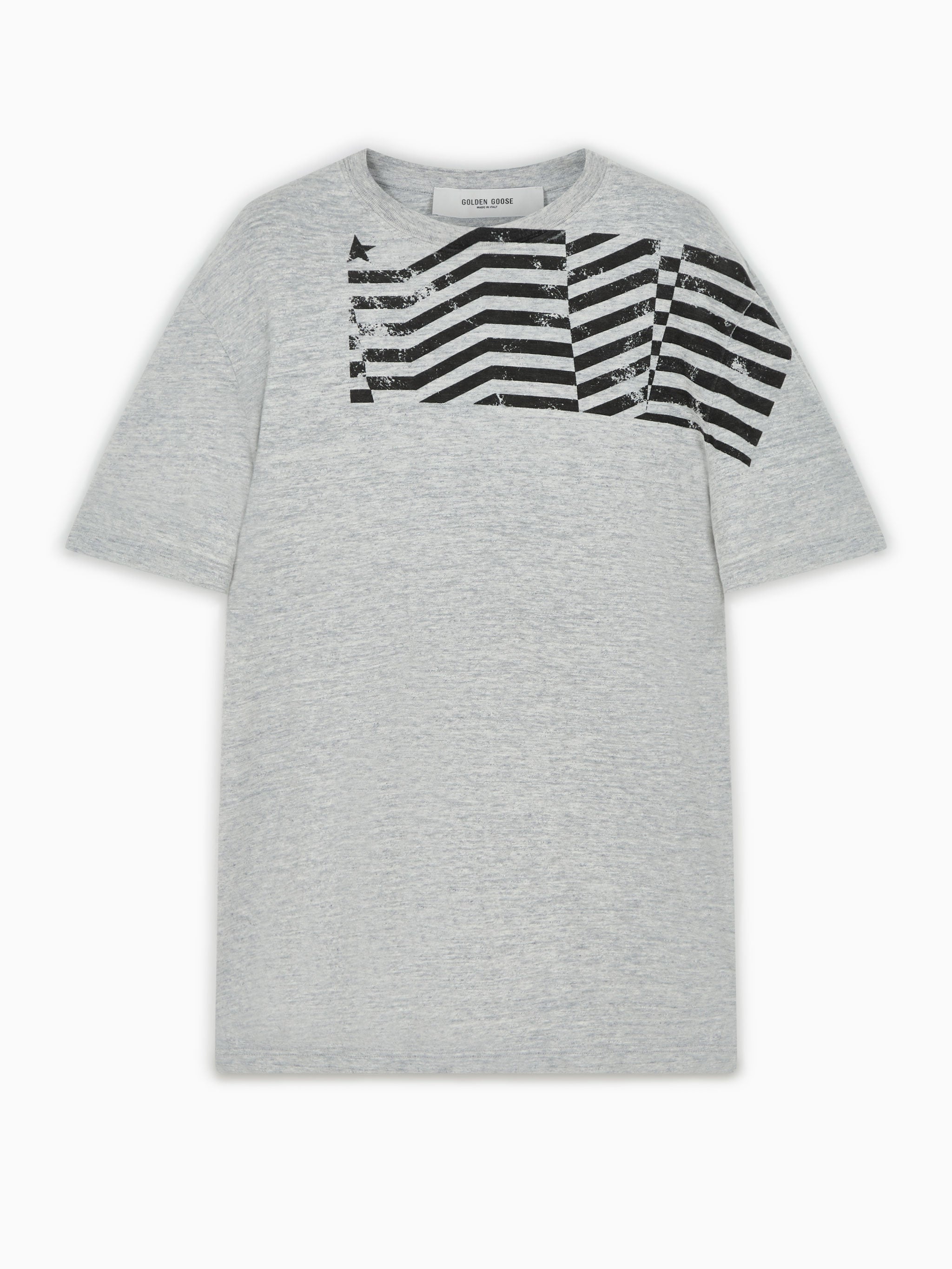 Flag-print t-shirt