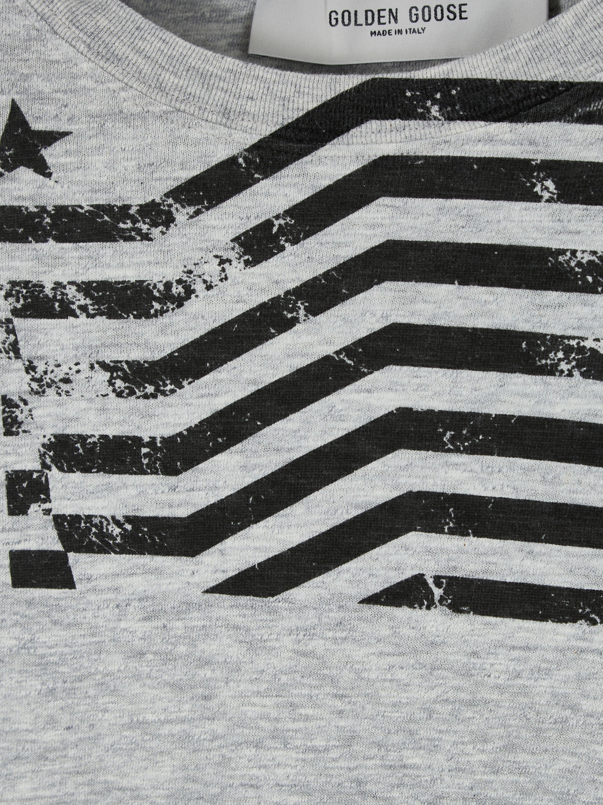 Flag-print t-shirt
