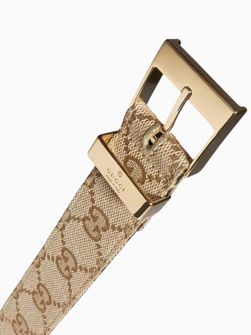 Squared-buckle belt