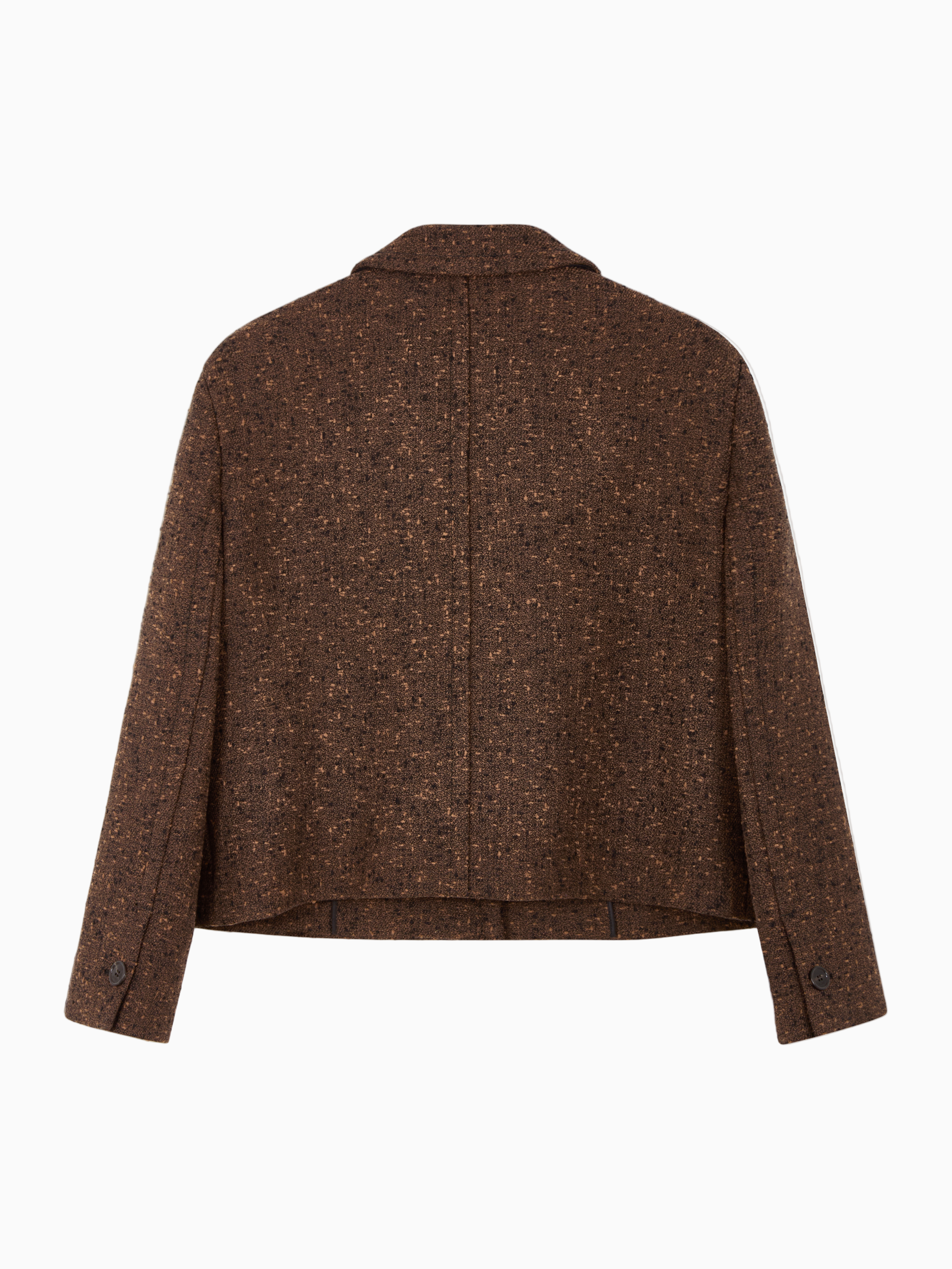 Seeded wool jacket