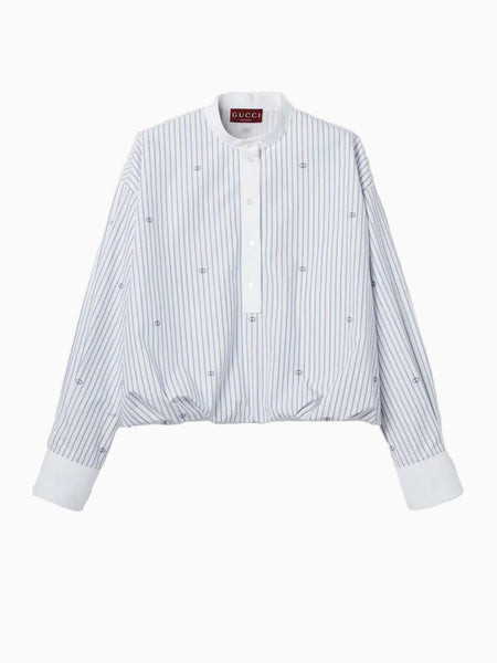 GUCCITシャツＬ Gathered shirt | Gucci | OTTODISANPIETRO