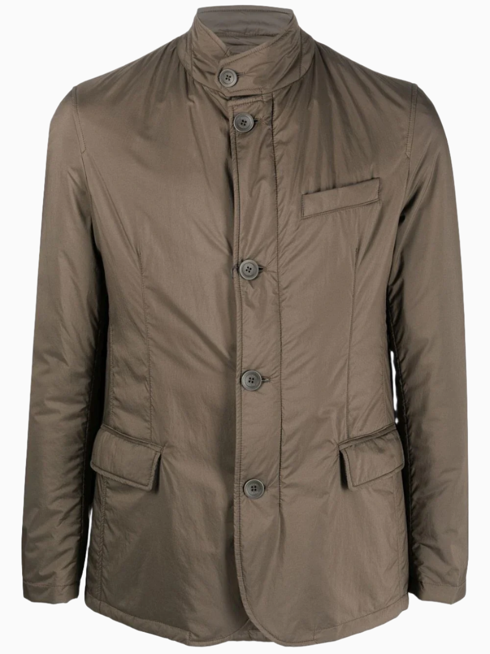 Buttoned-up padded jacket