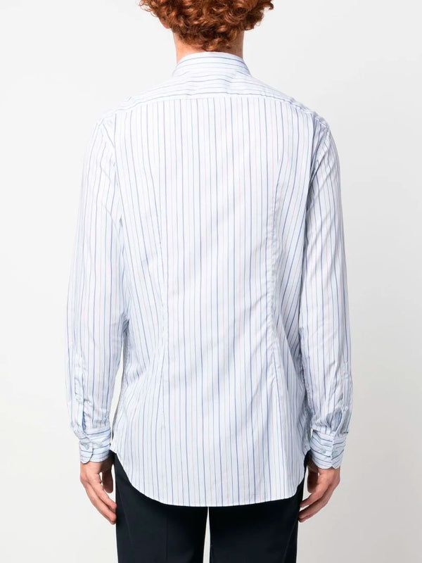 Striped long-sleeve shirt