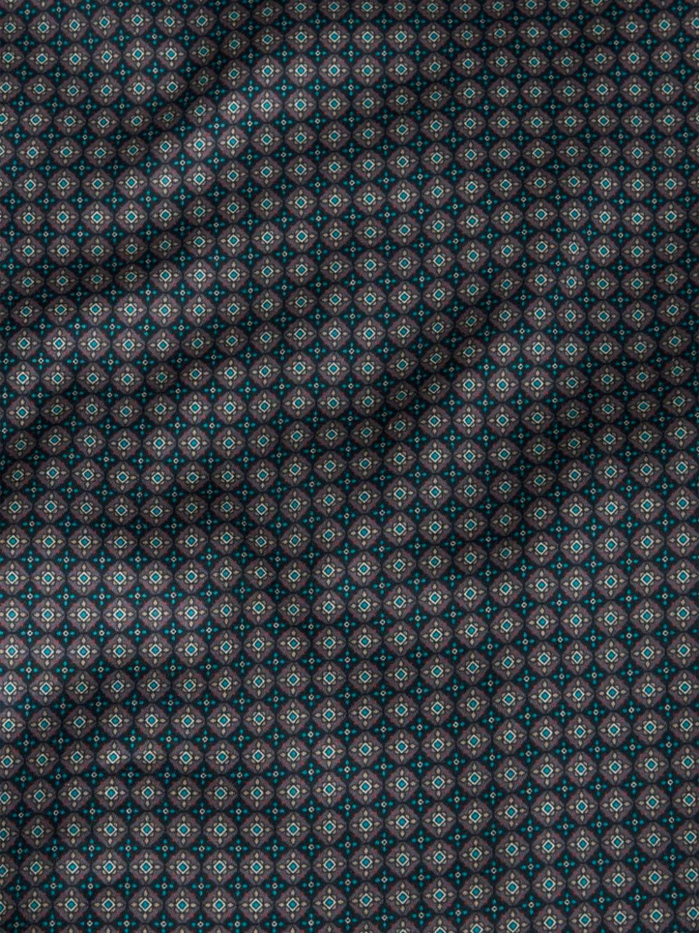 Tie-print cotton shirt