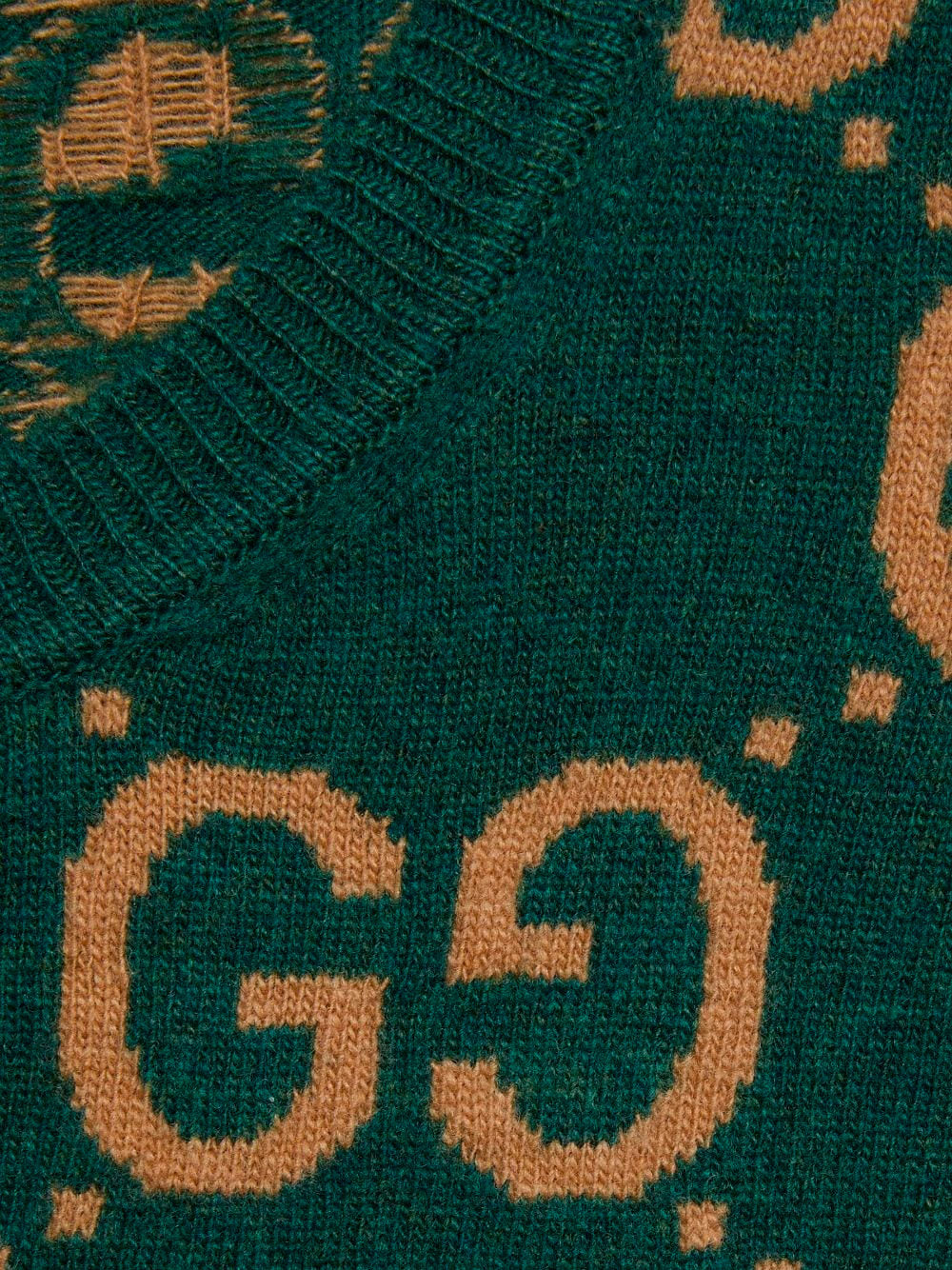 Jersey de lana de punto intarsia GG