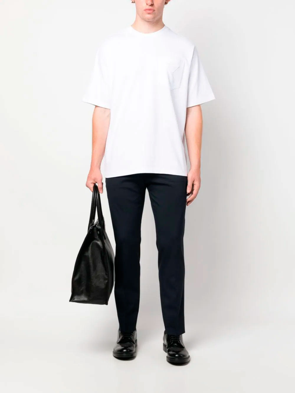 Patch-pocket cotton t-shirt