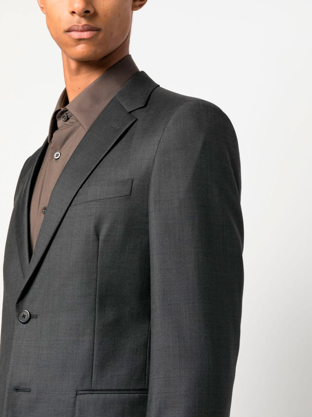 Single-breasted wool suit