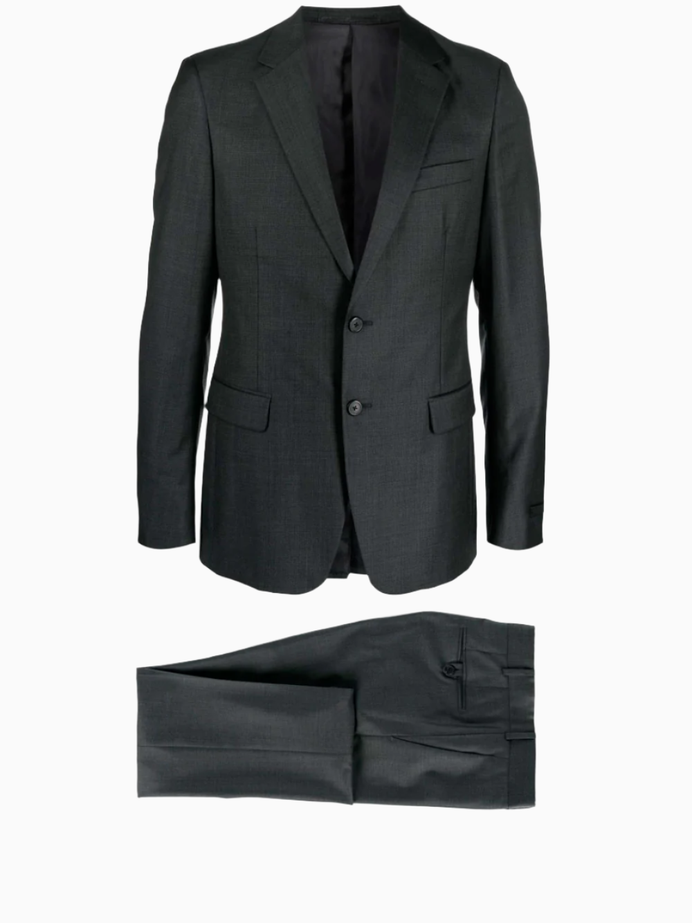 Single-breasted wool suit