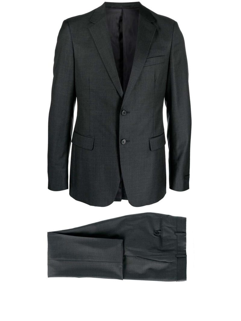Single-breasted wool suit