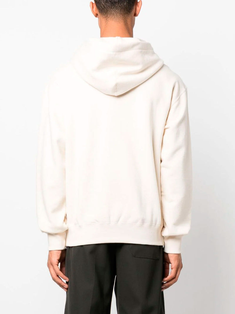 Logo-print cotton hoodie