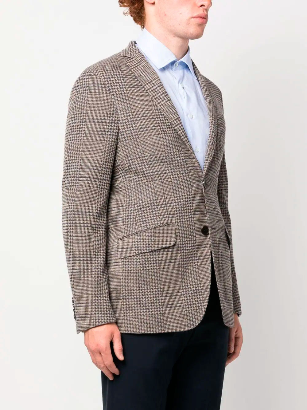 Prince of Wales check pattern jacket