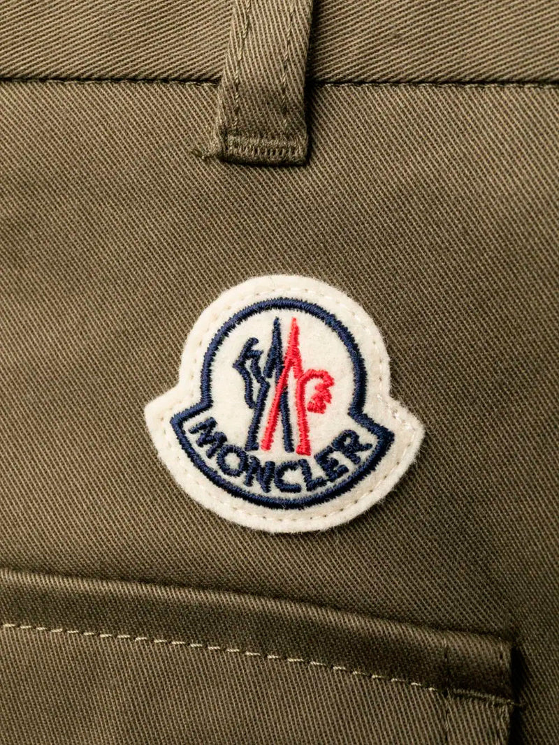 Logo-patch cargo trousers