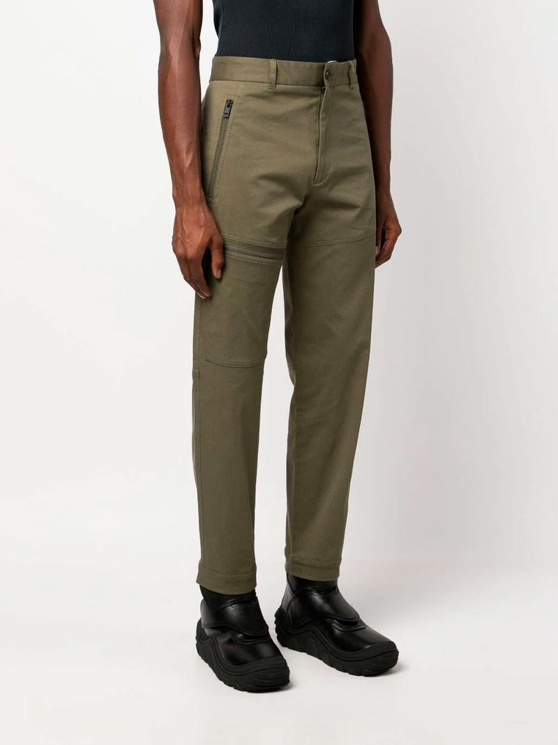 Logo-patch cargo trousers