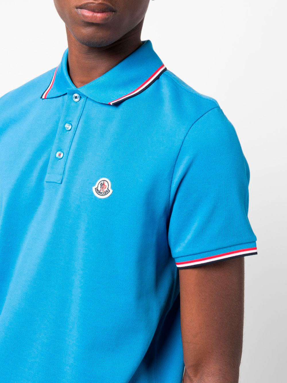 Logo-appliqué cotton polo shirt