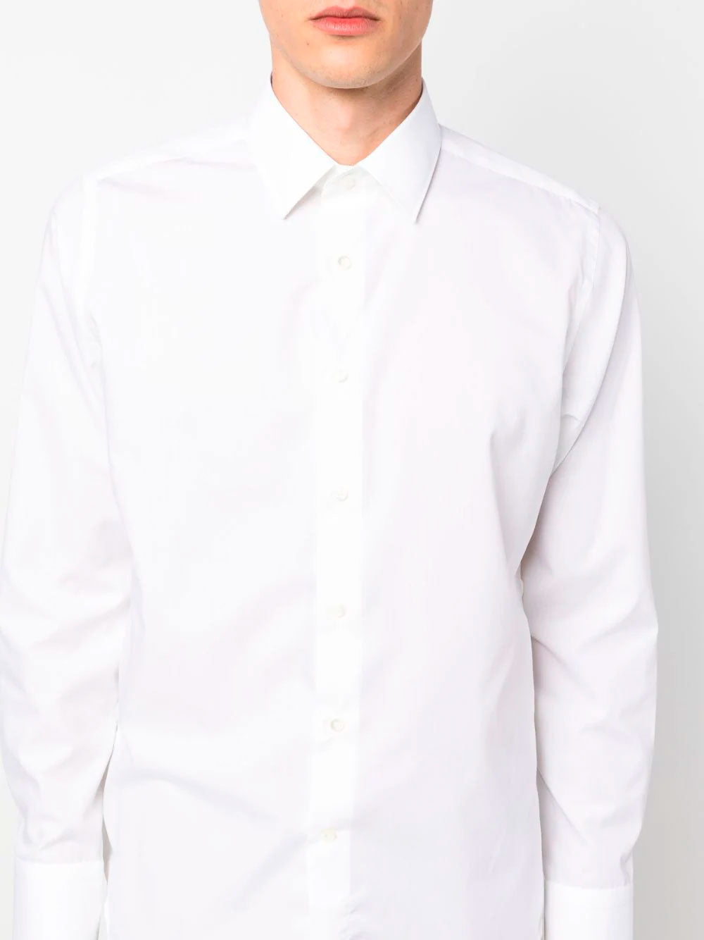 Long-sleeve cotton shirt