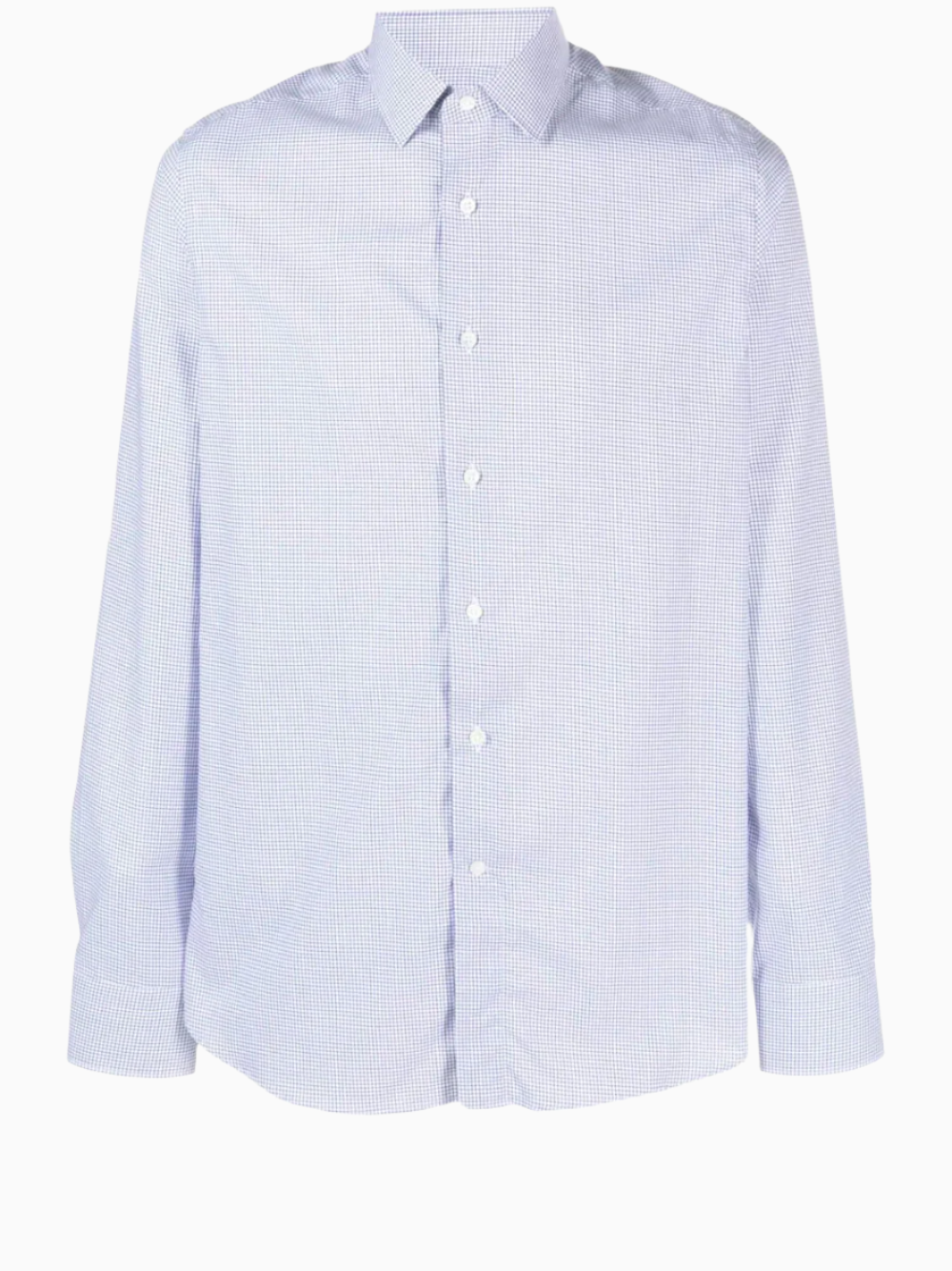 Pinstriped cotton shirt