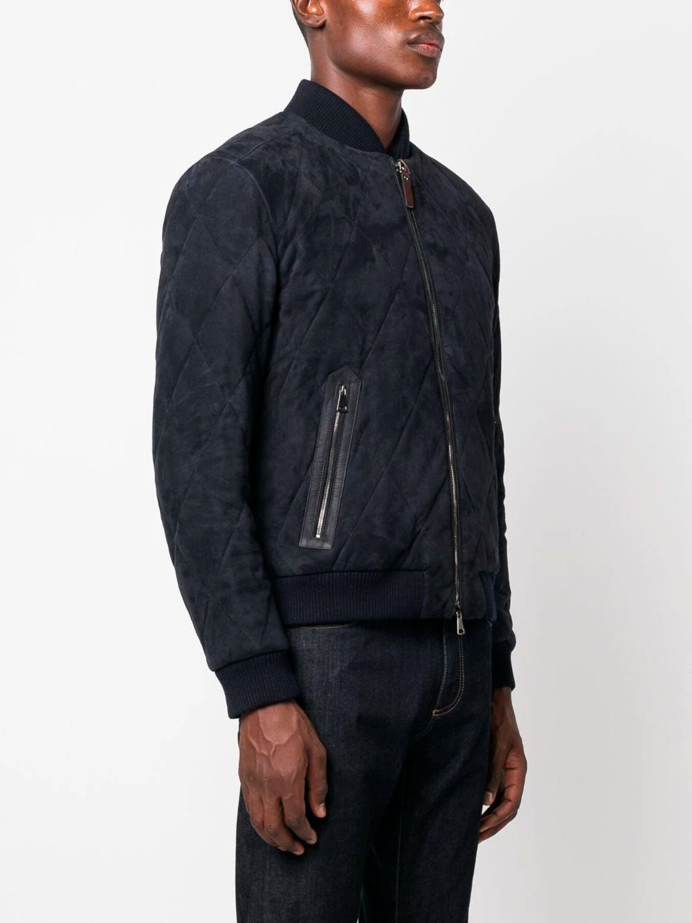 Canali quilted cheap jacket