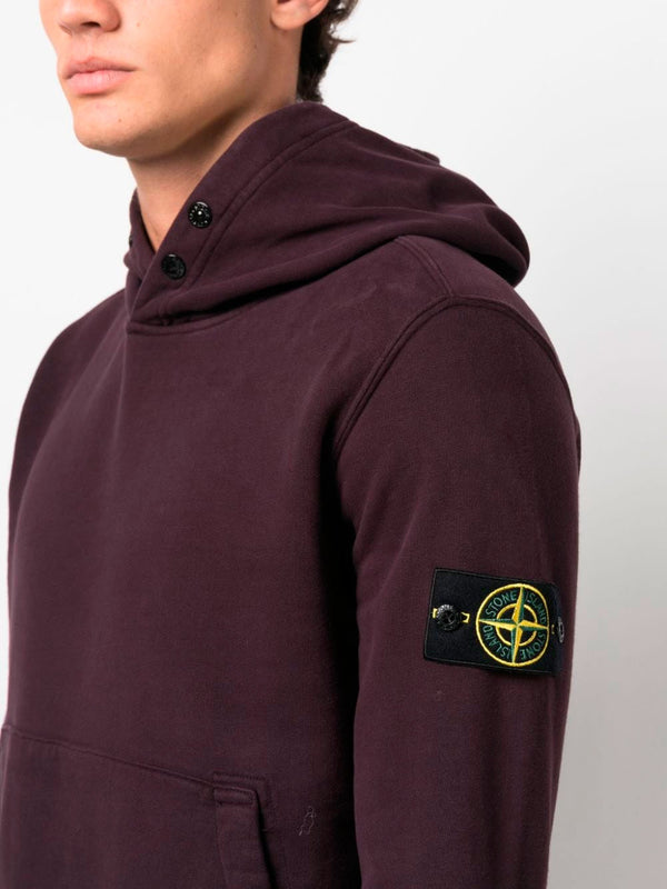 Compass-motif hoodie
