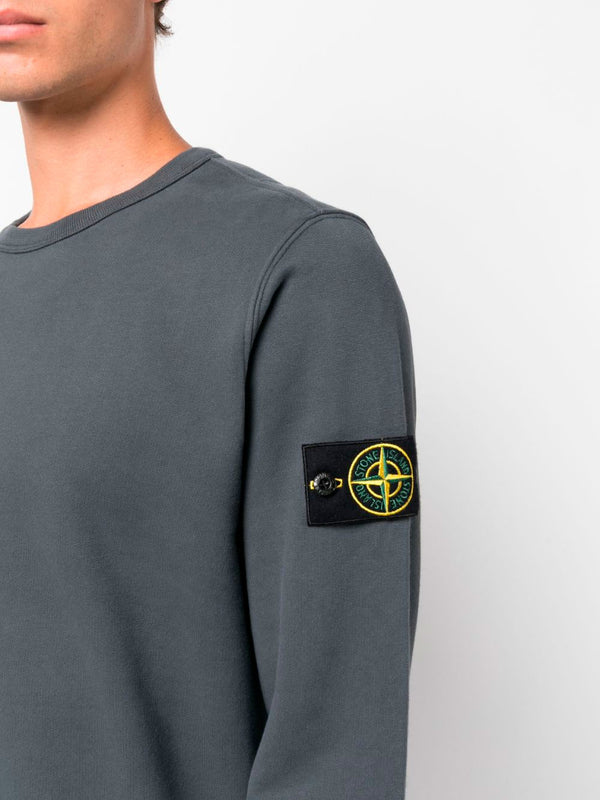 Compass patch cotton sweatshirt