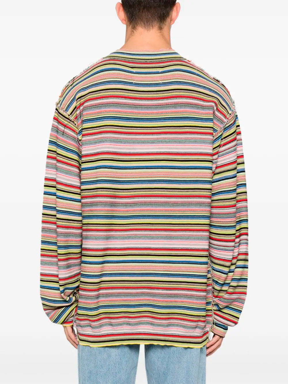Multicolour striped jumper