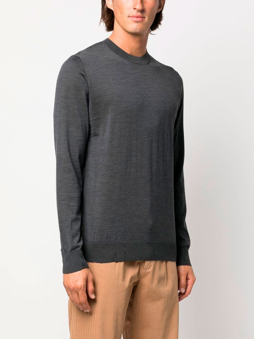 Ribbed-knit jumper