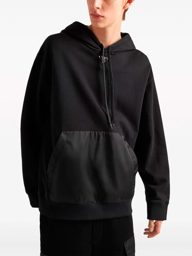 Triangle-logo hoodie