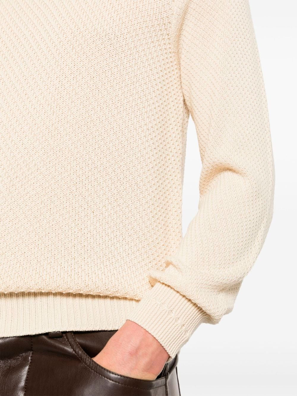 Open-knit jumper