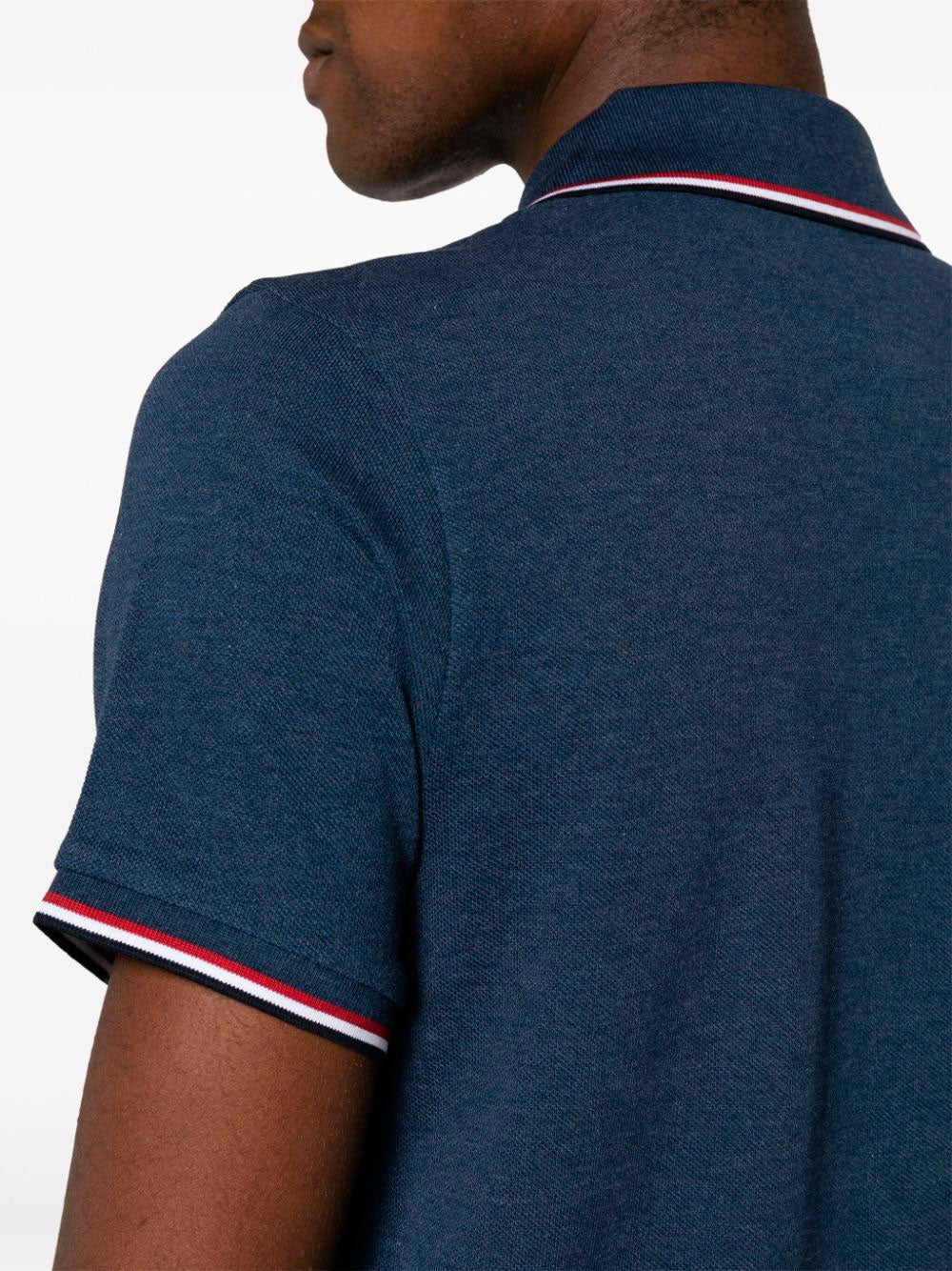 Moncler navy polo best sale