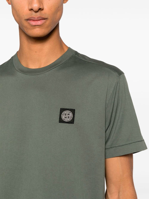 Compass-appliqué T-shirt