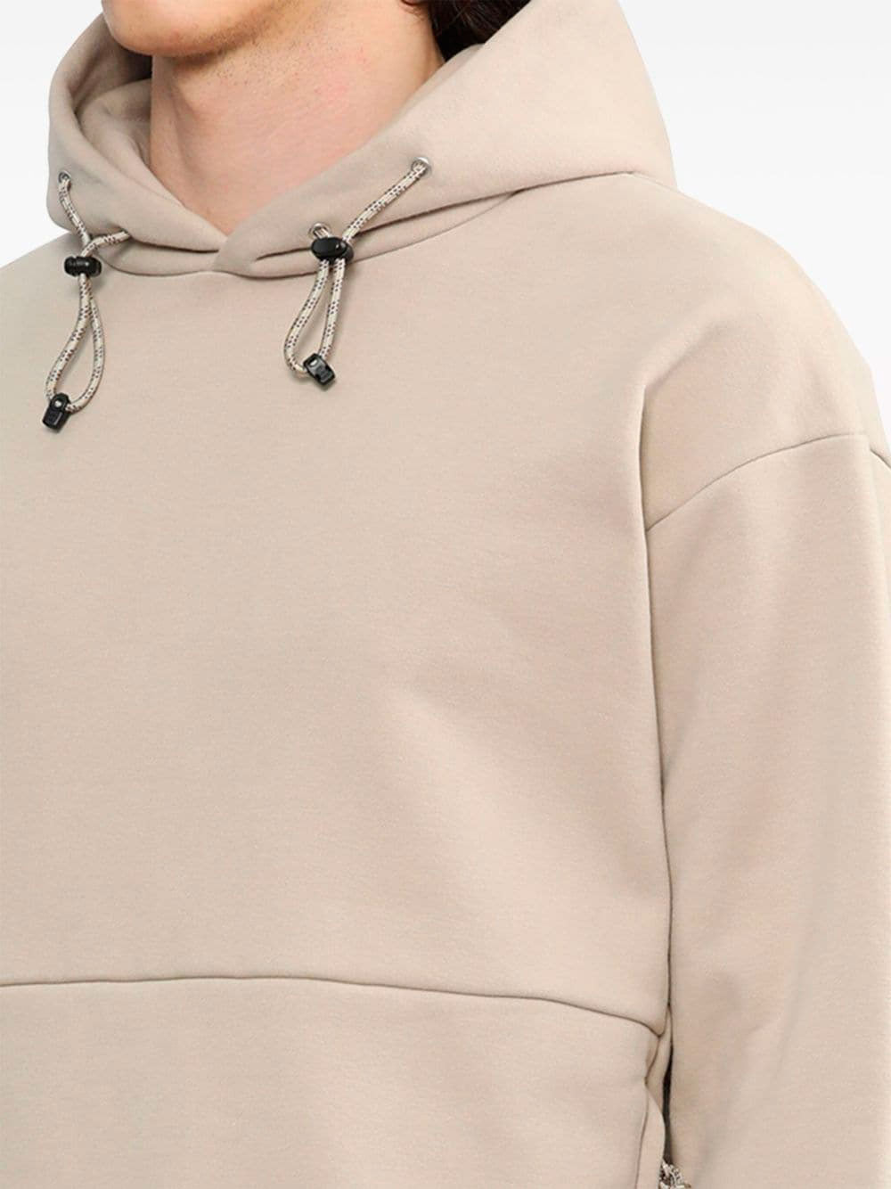 Panelled hoodie