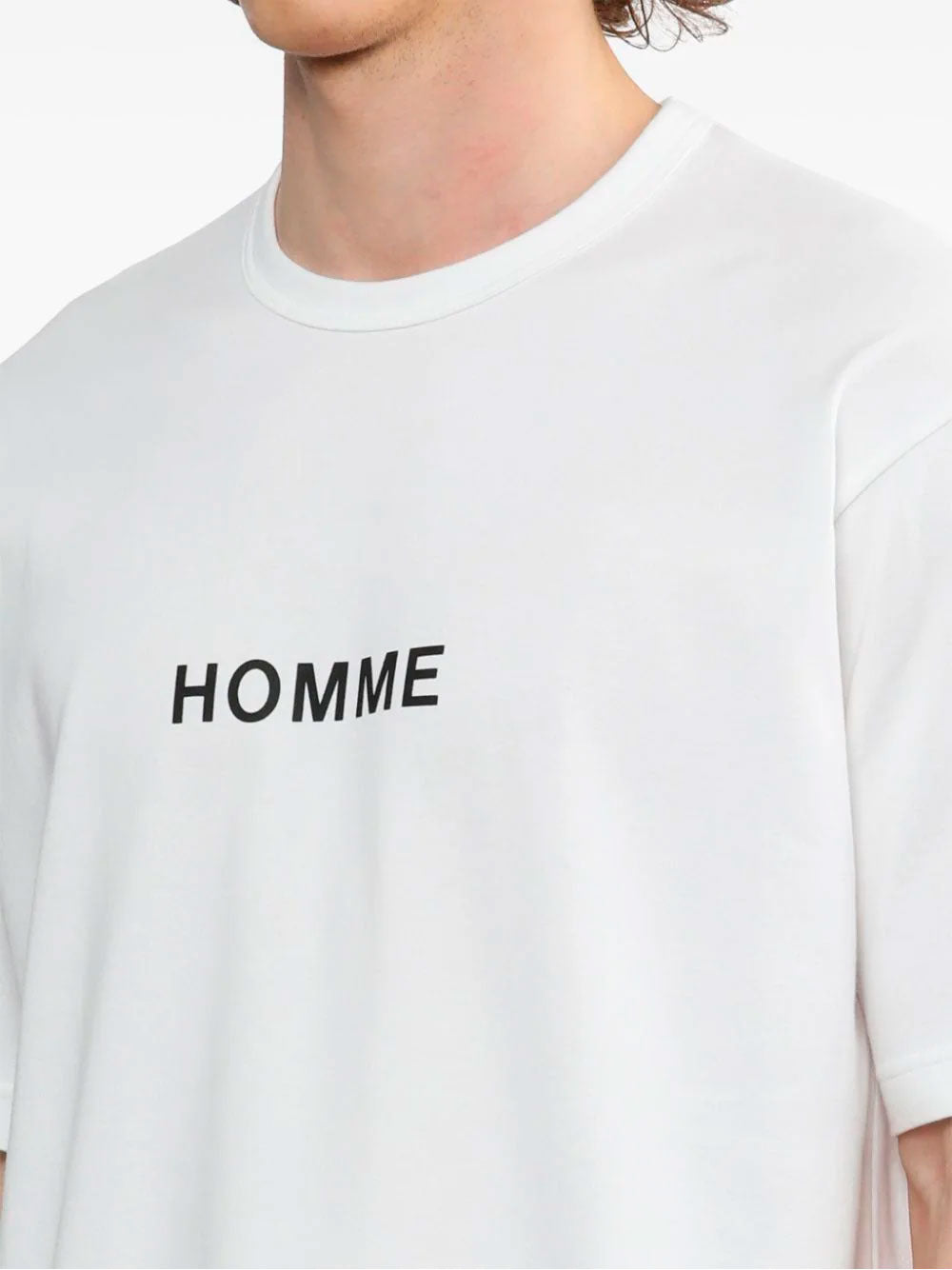 Homme-print cotton t-shirt