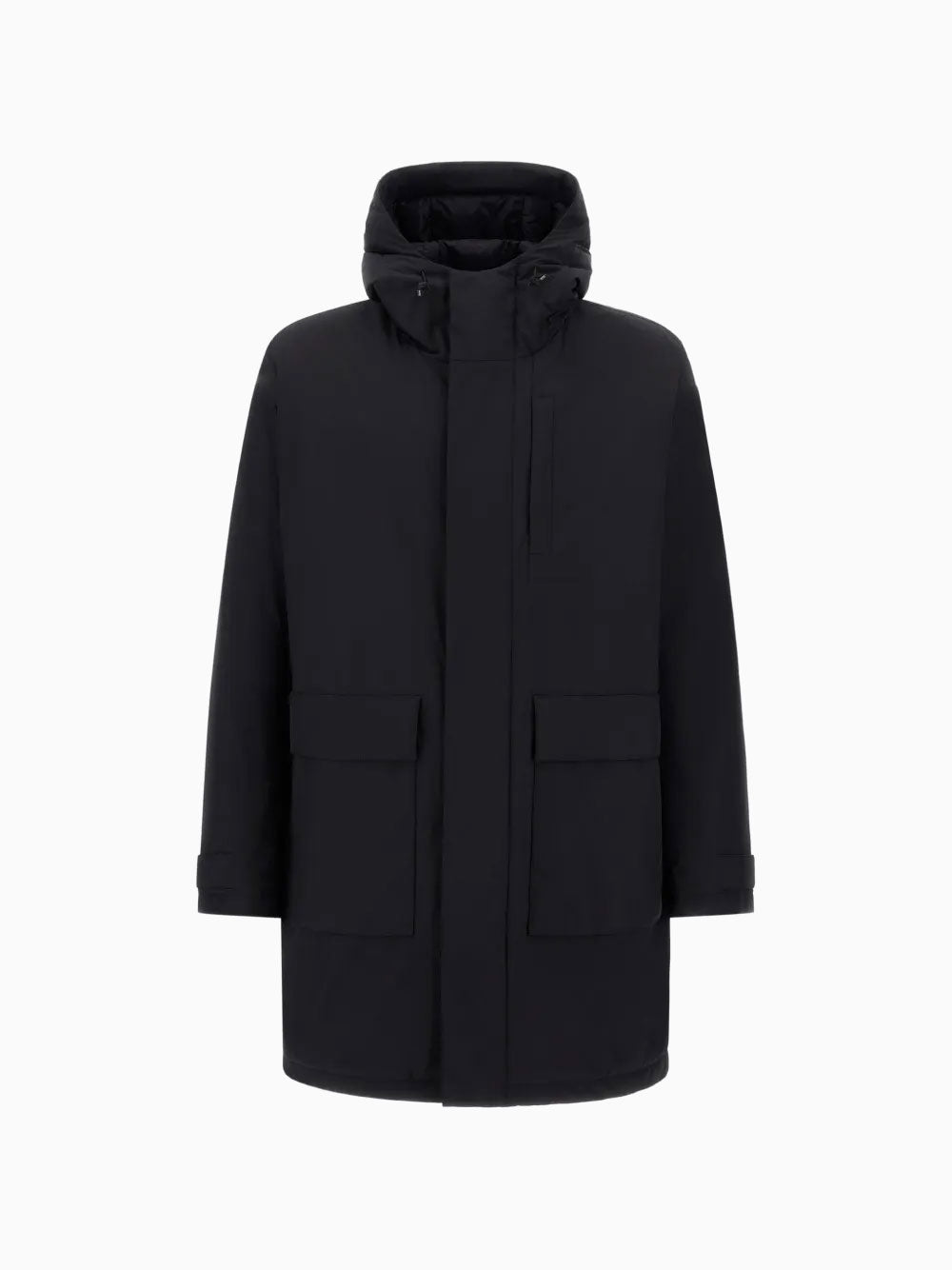 Hooded padded parka
