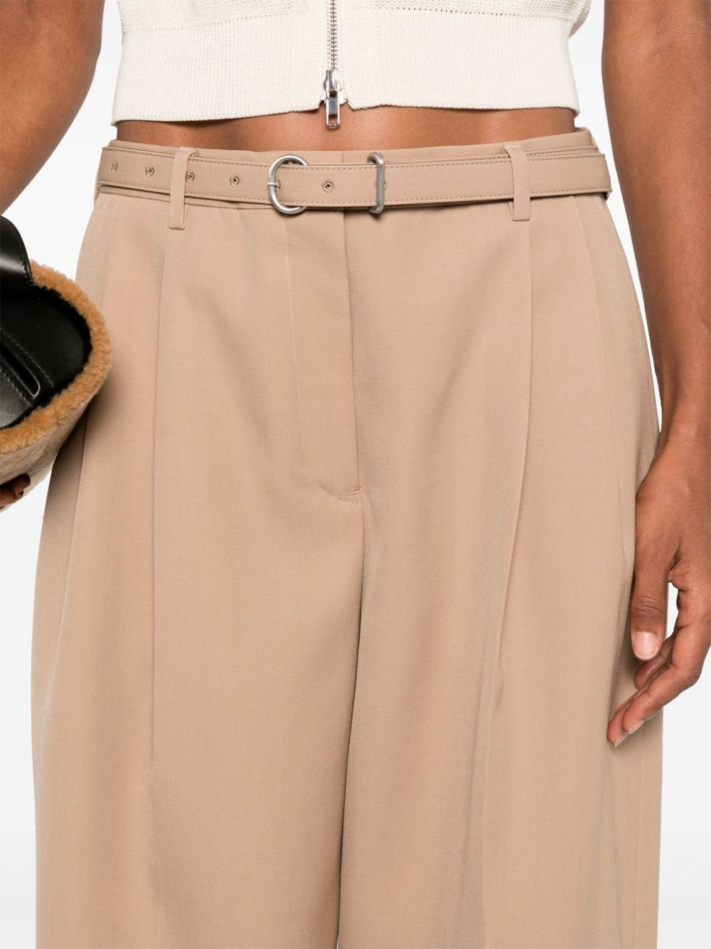 Belted trousers