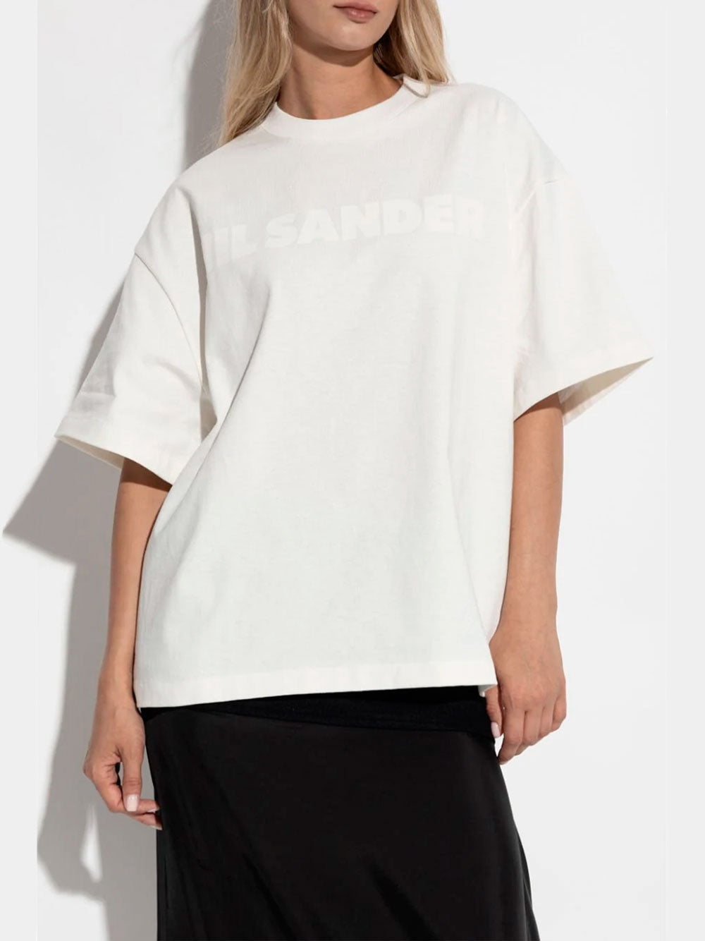 Logo-print cotton t-shirt | Jil Sander | OTTODISANPIETRO