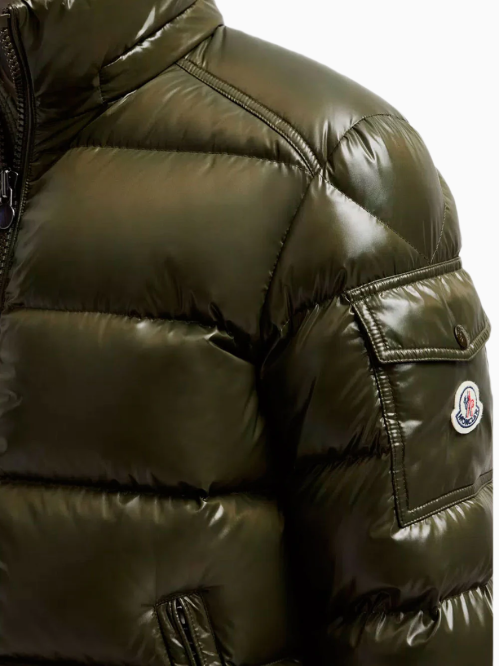 Khaki moncler jacket mens hotsell