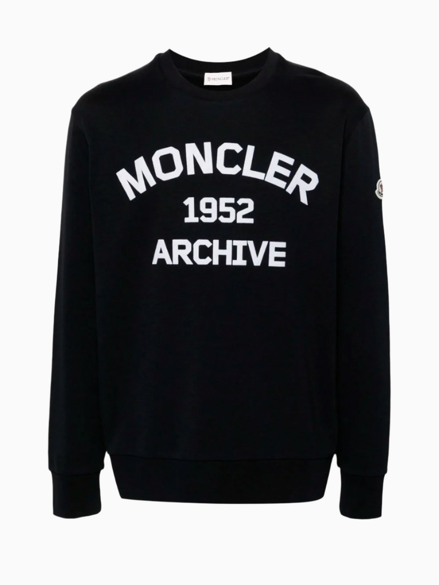 MONCLER 1952 LA FW 20/21 ブラックスウェット 2 Moncler 1952 MONCLER 1952 LA FW 20/21 ブラックスウェット 2 Moncler 1952