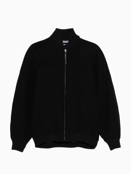 〓JACQUEMUS〓 BLACK HEMP×WOOL JACKET JACQUEMUS Le Caban Caruso wool jacket | Harvey Nichols