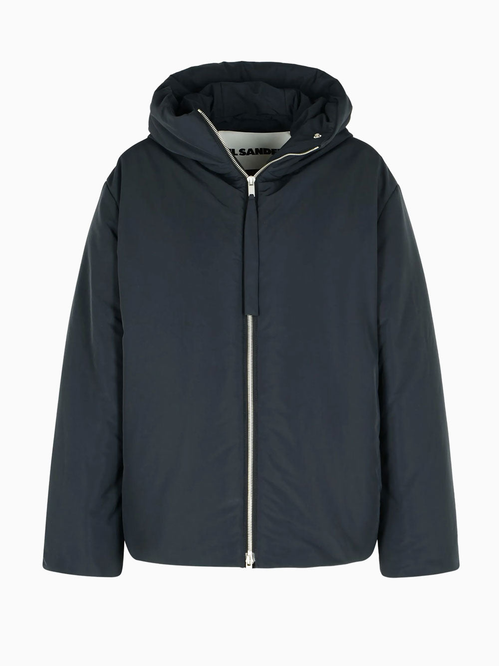 Fixed-hood puffer jacket
