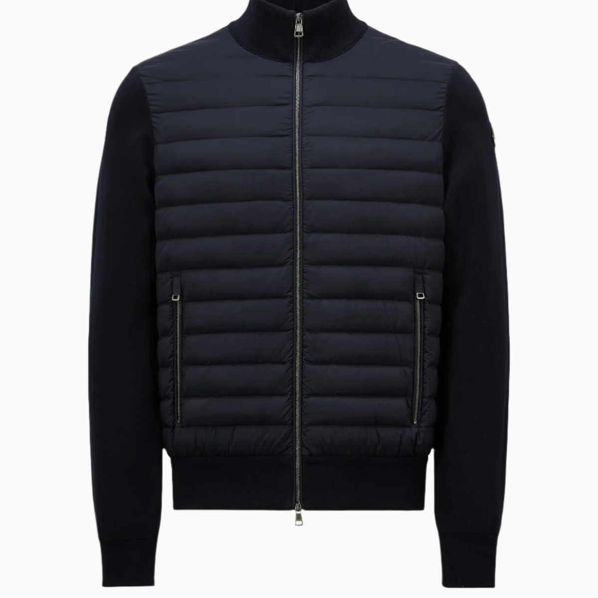Moncler マグリオーネトリコットカーディガン ネイビー 裾フリル Moncler マグリオーネトリコットカーディガン ネイビー 裾フリル