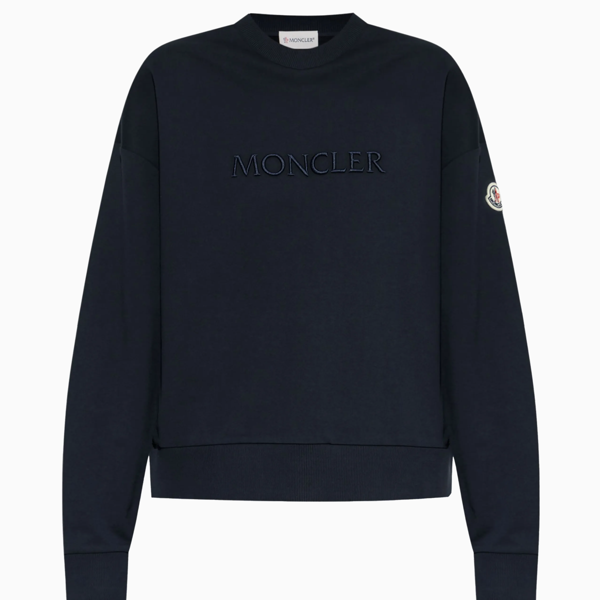 未使用品☆MONCLER Lettering Sweatshirt S グレー 未使用タグ 未使用品☆MONCLER Lettering Sweatshirt S グレー 未使用タグ