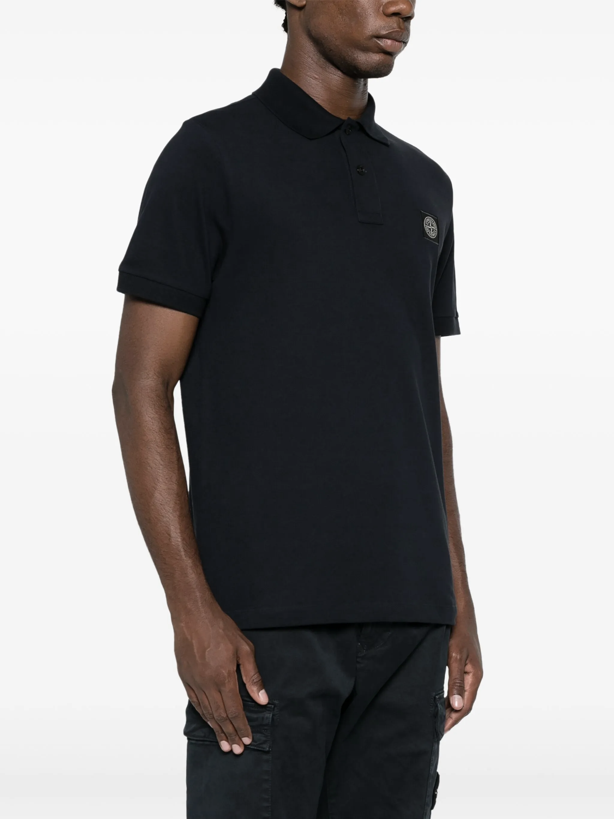 Compass-patch polo shirt | Stone Island | OTTODISANPIETRO Compass-patch polo shirt | Stone Island | OTTODISANPIETRO
