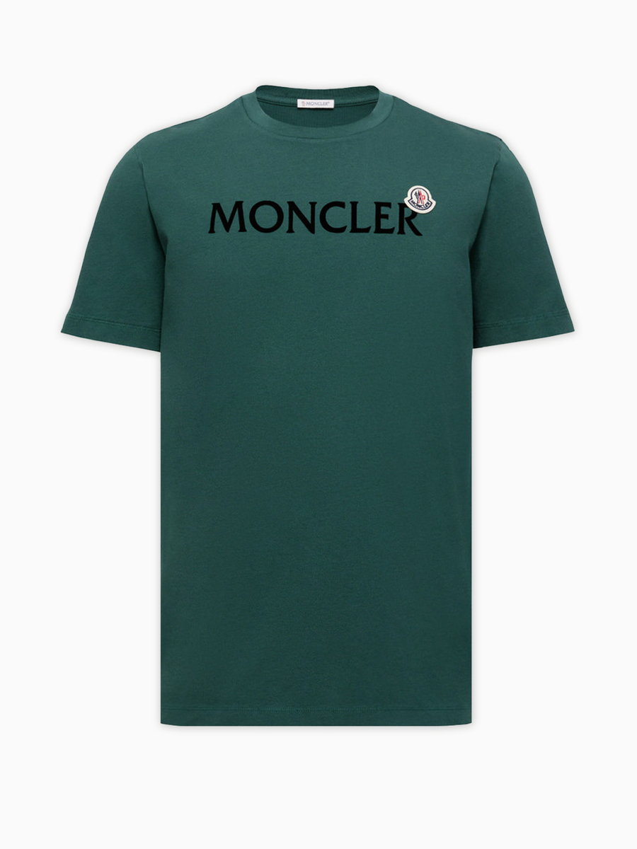 Flocked logo T-shirt | Moncler | OTTODISANPIETRO