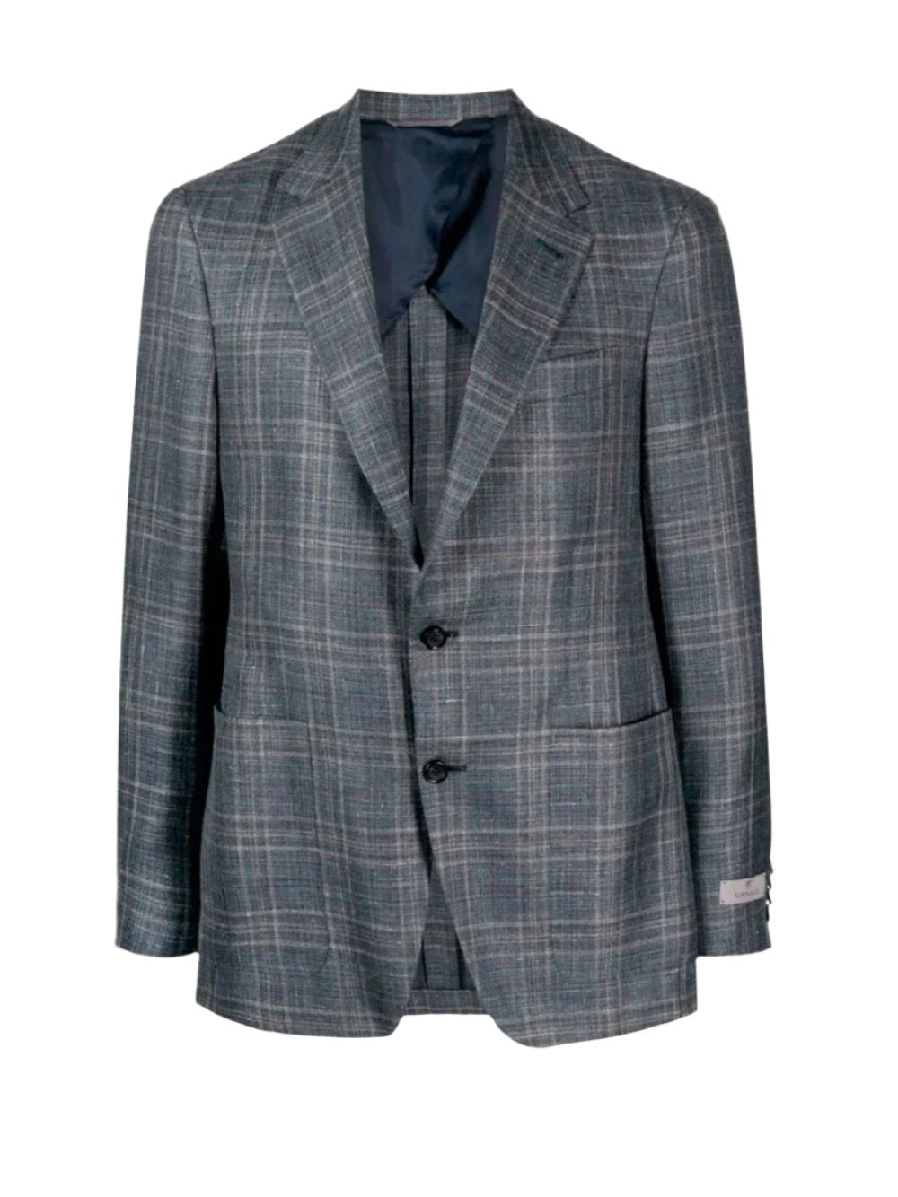 Notched-lapel blazer