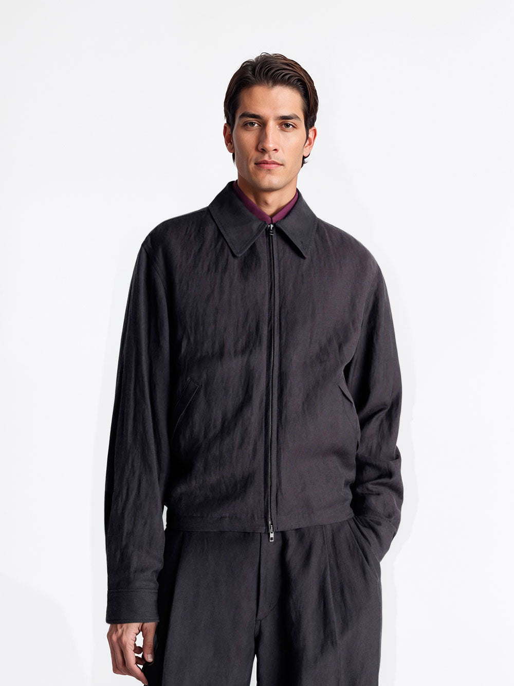 Chaqueta con cremallera