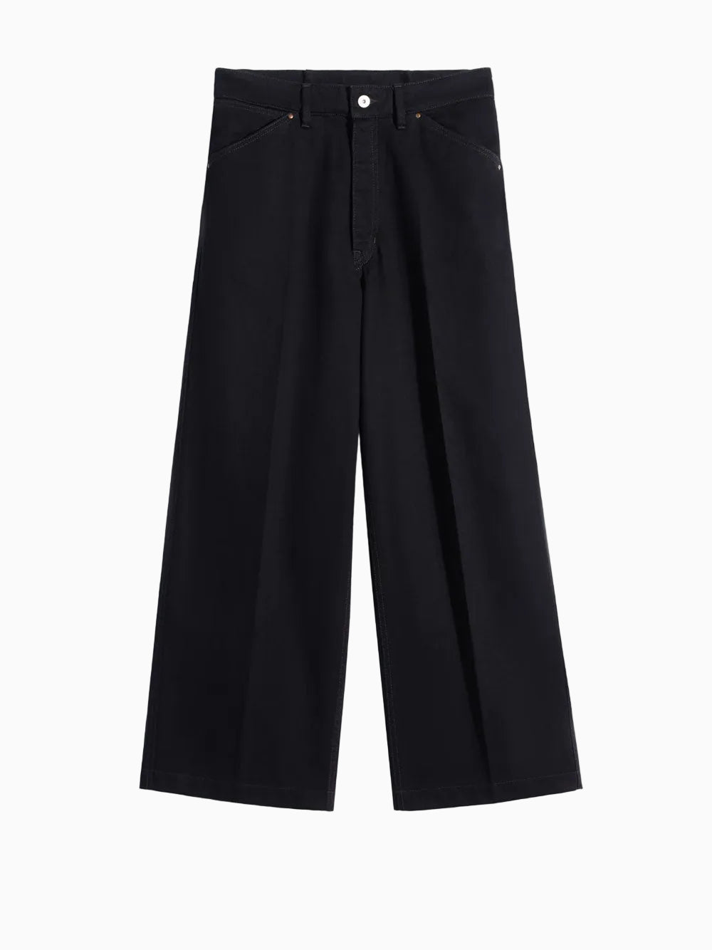 【LEMAIRE】TWISTED CHINO PANTS BLACK 48 Lemaire - Twisted Belted Pants in Black – Stoy
