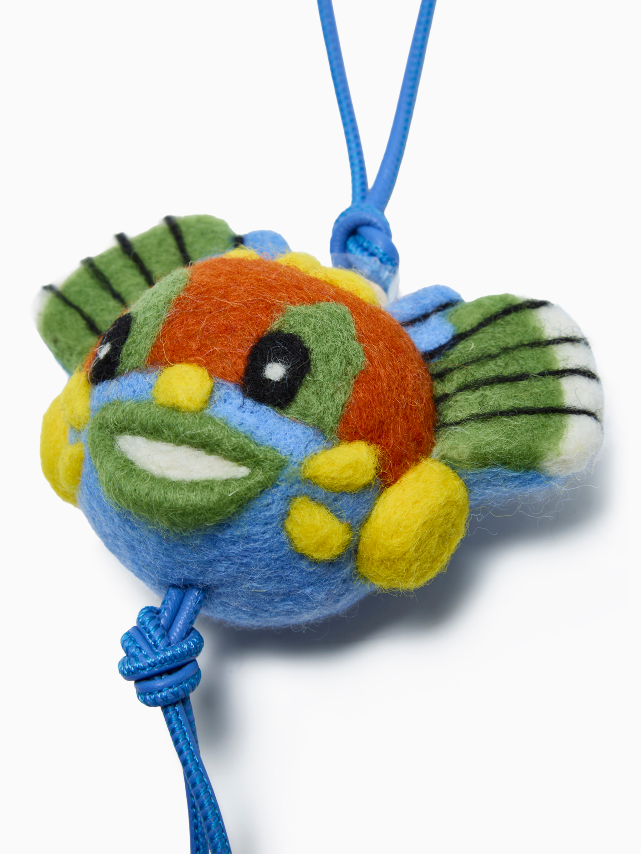 Louis Wain clown felt charm