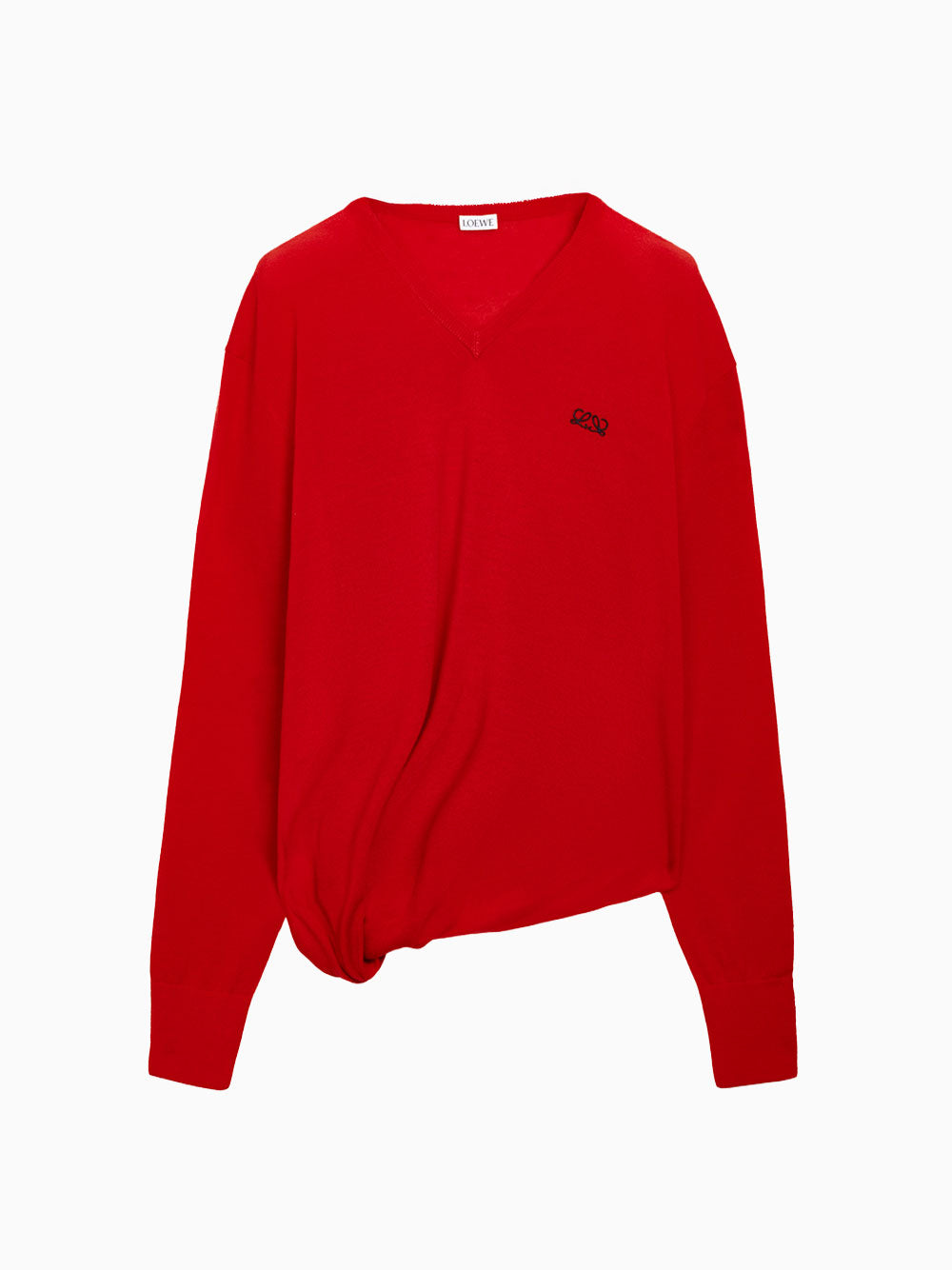 Twisted draped jumper