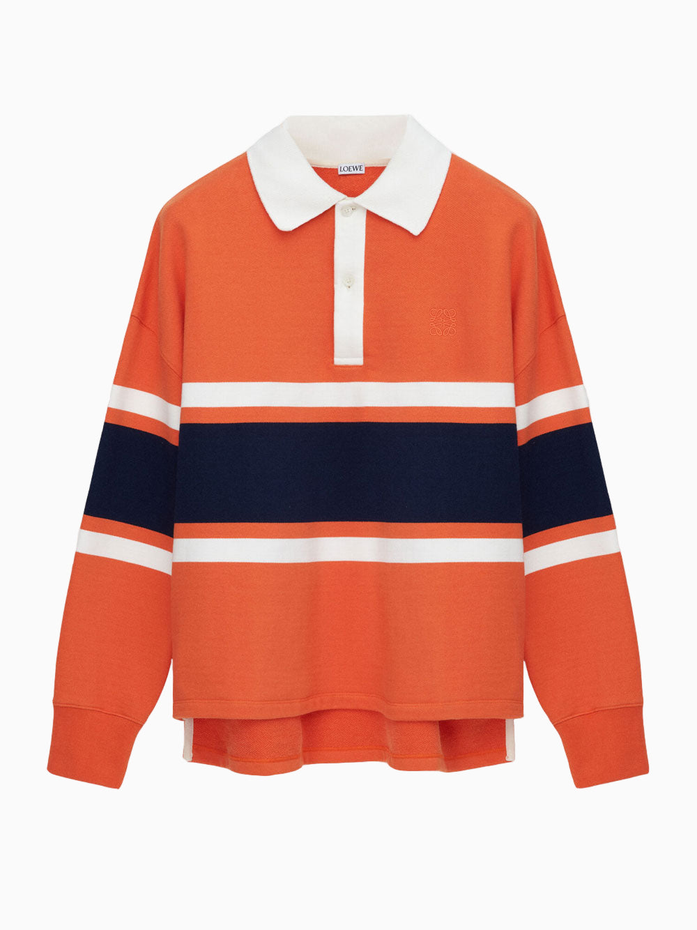 Long-sleeve polo shirt