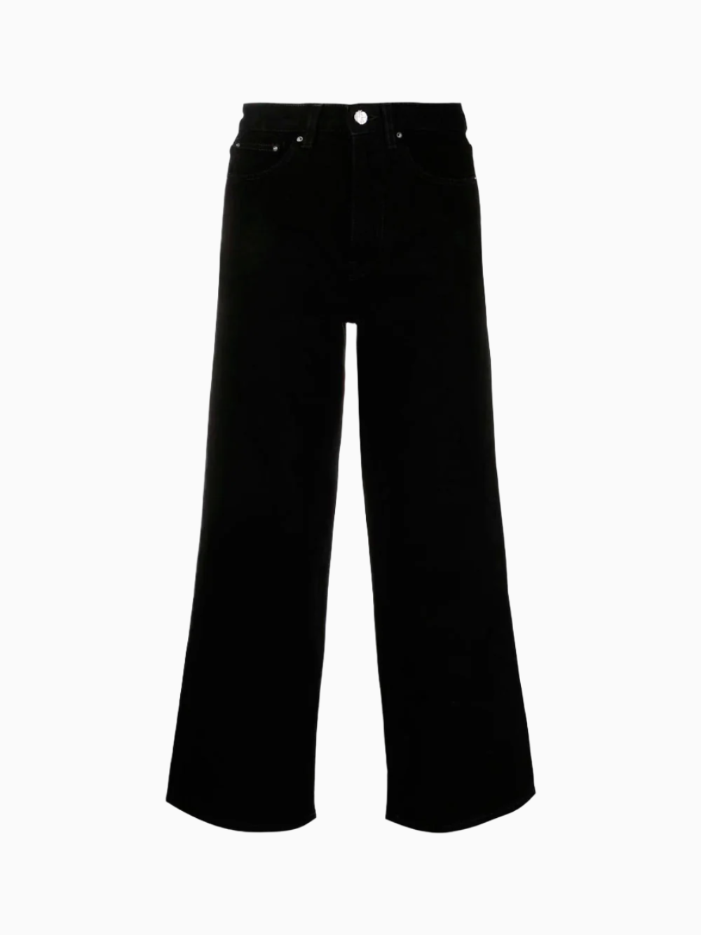 Cropped wid-leg jeans