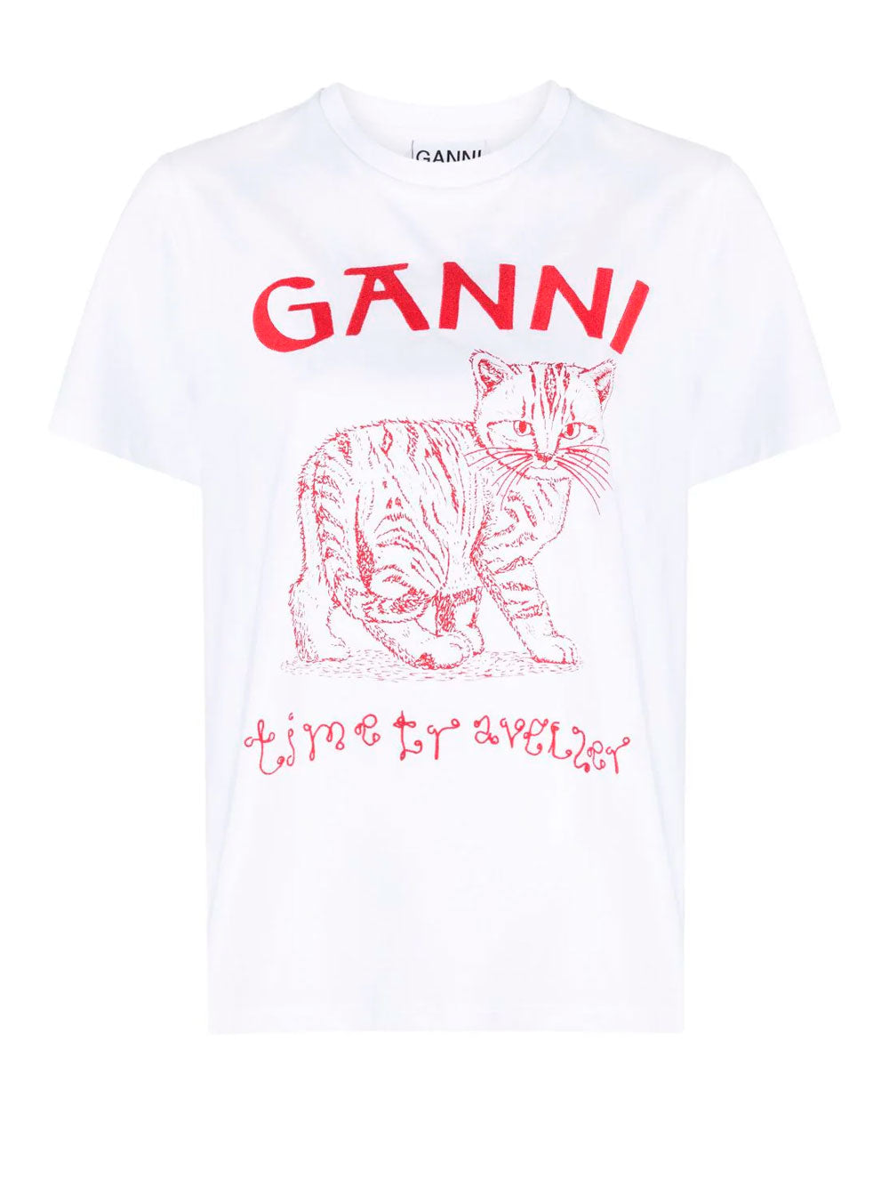 Future cat-print T-shirt